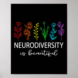 Affiche La neurodiversité est belle Sensibilisation sur l'