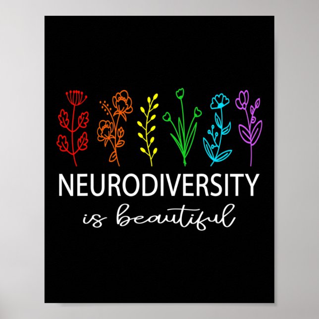 Affiche La neurodiversité est belle Sensibilisation sur l' (Devant)