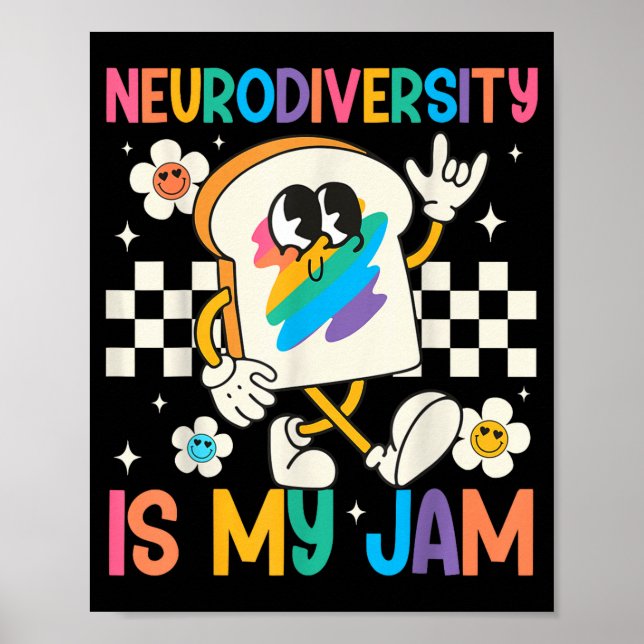 Affiche La neurodiversité est ma jam inclusion sensibilisa (Devant)