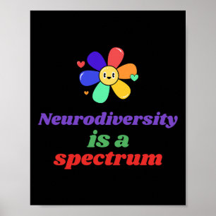 Affiche La Neurodiversité Est Un Désordre Spectral, Tad, T