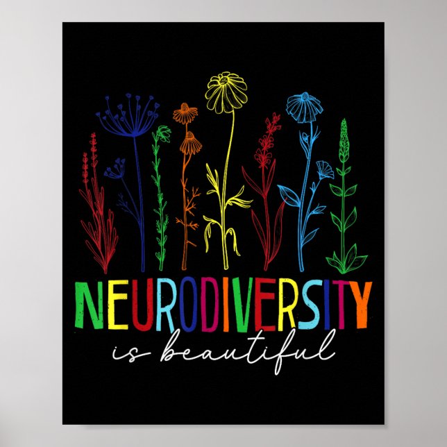 Affiche La neurodiversité est une belle prise de conscienc (Devant)