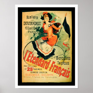 Affiche "La norme française", publicité par affichage 'a