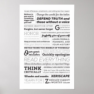 Affiche La nouvelle ABC de la vie