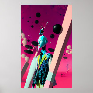 Affiche La nouvelle vague de surréalisme de Ken Gage