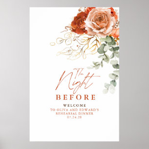 Affiche La Nuit Avant Le Dîner De Répétition
