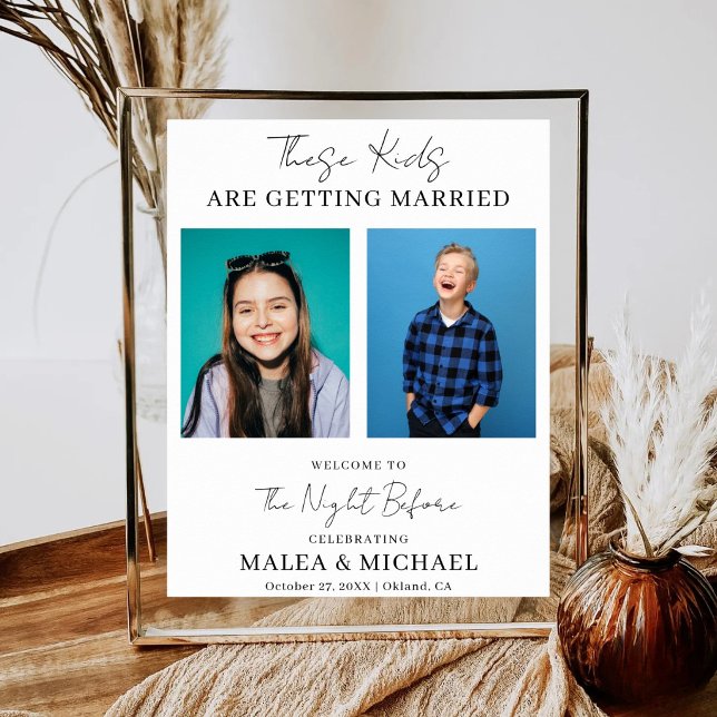 Affiche La Nuit Avant le Dîner de Répétition de Mariage de (Créateur téléchargé)