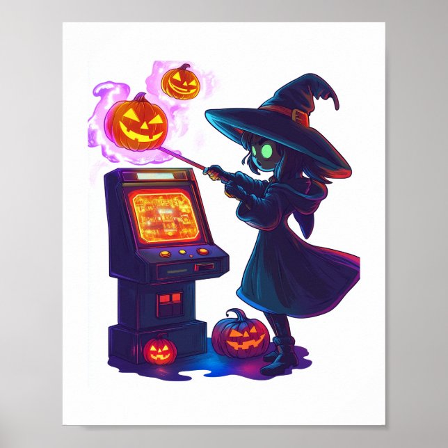 Affiche La nuit d'arcade de sorcière (Devant)