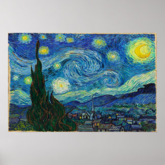 Affiche La nuit étoilée par Vincent van Gogh