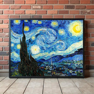 Affiche La nuit étoilée par Vincent Van Gogh