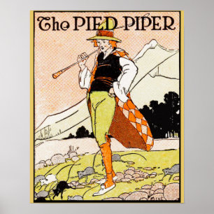 Affiche La nurserie pour enfants du Joueur de flûte