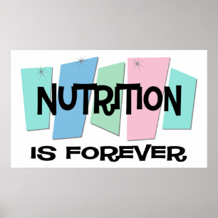 Affiche La nutrition est Forever