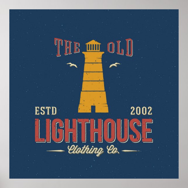 Affiche La Old Lighthouse Clothing Co. (Devant)