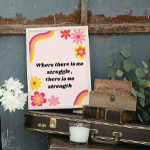 Là où il n'y a pas de lutte il n'y a pas de force