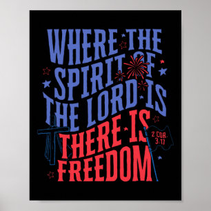 Affiche Là Où L'Esprit Du Seigneur Est Il Y A La Liberté 4