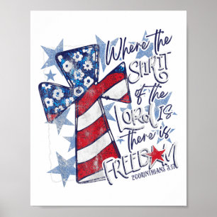 Affiche Là Où L'Esprit Du Seigneur Est Il Y A La Liberté 4