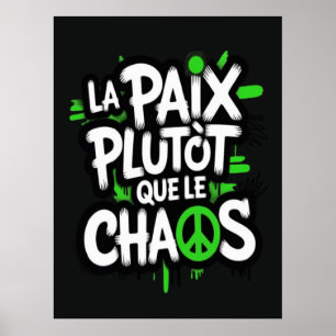 Affiche La paix est un choix