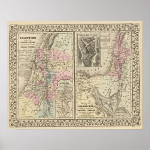 Affiche La Palestine, israélites