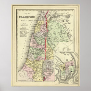 Affiche La Palestine, Jérusalem 2