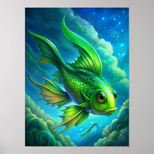 Affiche "La Palette du ciel" (Devant)