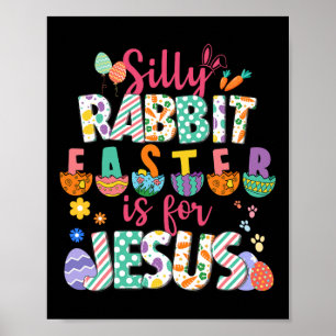 Affiche La Pâque Du Lapin Est Pour Jésus La Foi Chrétienne