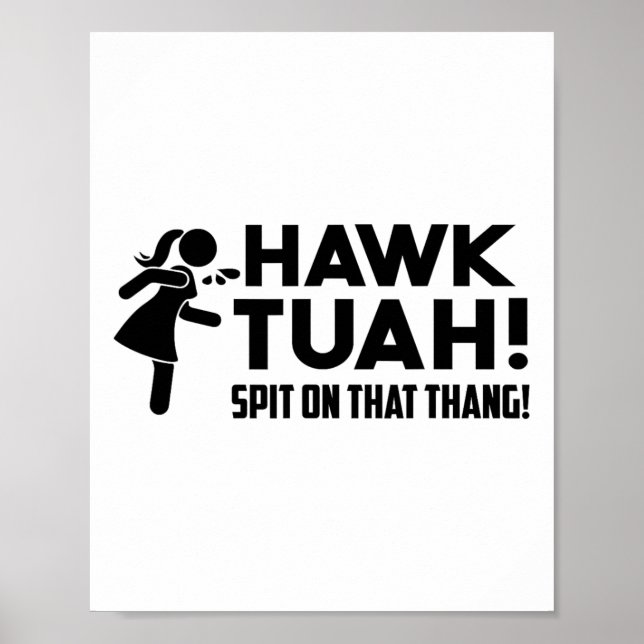 Affiche La Parodie Virale De L'Élection De Hawk Tush (Devant)