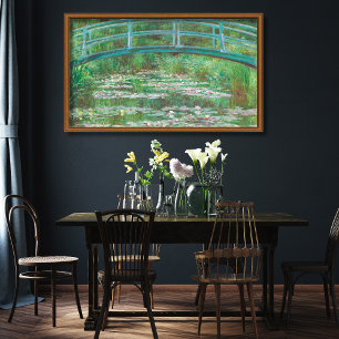Affiche La passerelle japonaise de Monet (1899)