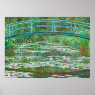 Affiche La passerelle japonaise par Claude Monet