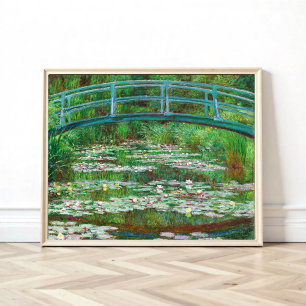 Affiche La passerelle japonaise par Claude Monet