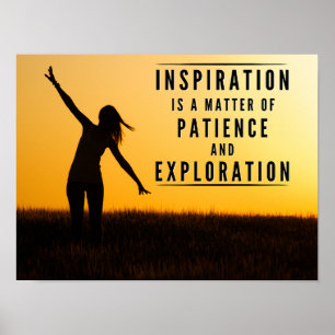 Affiche La patience de l'inspiration