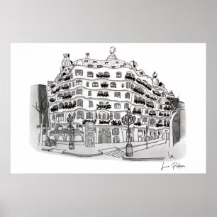 Affiche La Pedrera - Casa Milá (Barcelona