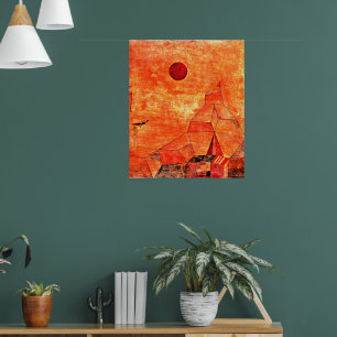 Affiche La peinture colorée de Paul Klee, Marchen