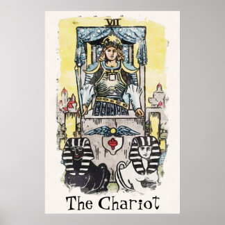 Affiche La peinture de la carte Tarot Arcana majeure Chari