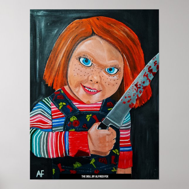 Affiche La peinture de la poupée par Alfred Fox (Devant)