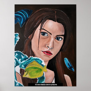 Affiche La peinture de l'amoureux à la croisée des étoiles