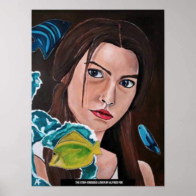 Affiche La peinture de l'amoureux à la croisée des étoiles (Devant)