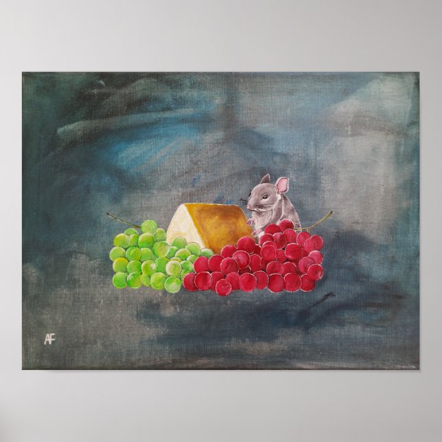 Affiche La peinture de l'invité non invité par Alfred Fox (Devant)