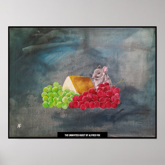 Affiche La peinture de l'invité non invité par Alfred Fox (Devant)