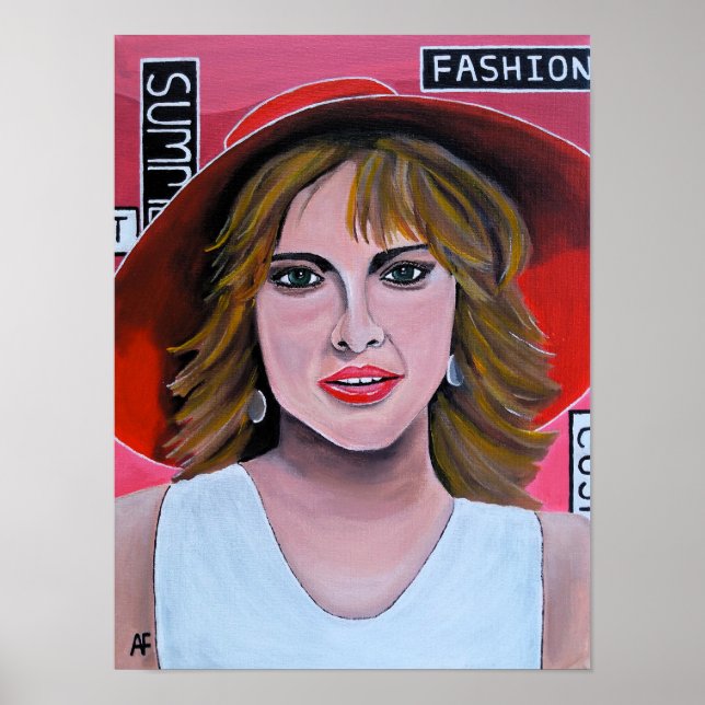 Affiche La peinture de mannequin par Alfred Fox (Devant)