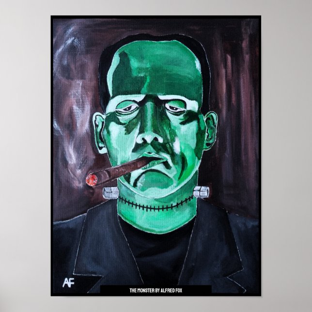 Affiche La peinture de Monster par Alfred Fox (Devant)
