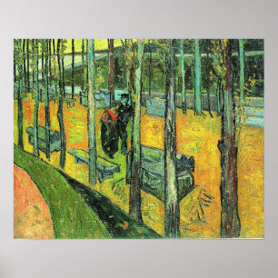 Affiche La peinture de Van Gogh, Alychamps, Automne