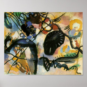 Affiche La peinture de Wassily Kandinsky, Tache noire,