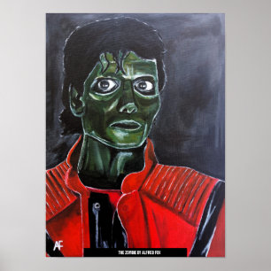 Affiche La peinture de zombie par Alfred Fox