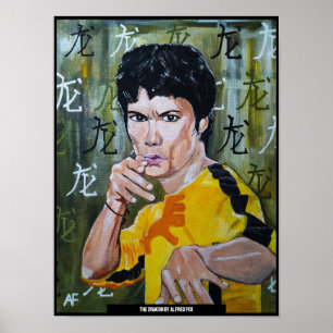 Affiche La peinture du dragon par Alfred Fox