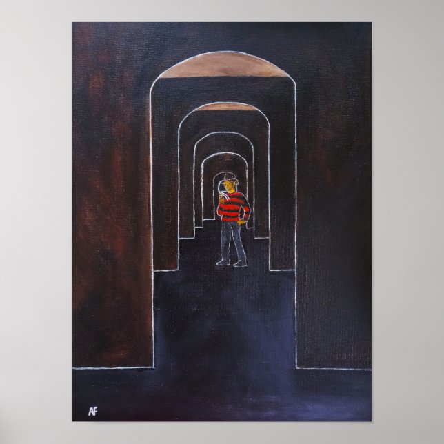 Affiche La peinture The Dream Stalker par Alfred Fox (Devant)