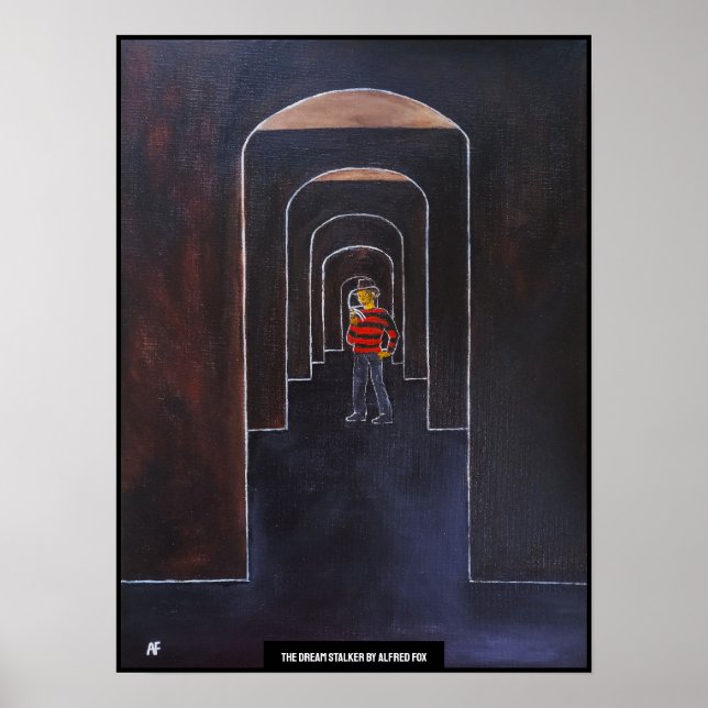Affiche La peinture The Dream Stalker par Alfred Fox (Devant)