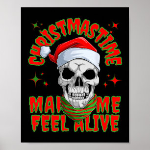 Affiche La période de Noël me fait me sentir vivant Noël P