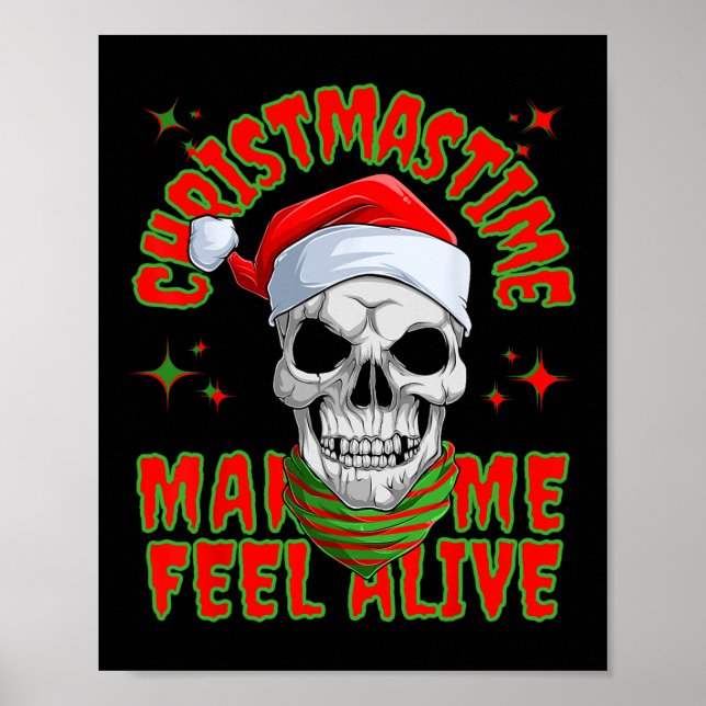 Affiche La période de Noël me fait me sentir vivant Noël P (Devant)