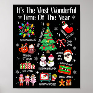 Affiche La période la plus merveilleuse de l'année Noël xm