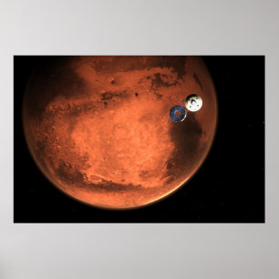 Affiche La Persévérance Rover Abandonne Son Étape De Crois