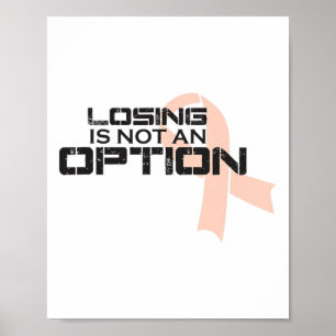 Affiche La Perte N'Est Pas Une Option Sensibilisation Au C